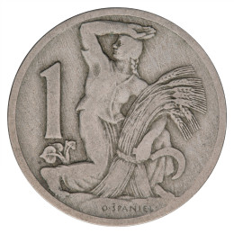 Češkoslovaška - Prva republika: 1 Koruna 1922
