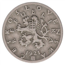 Češkoslovaška - Prva republika: 50 Haléřů 1921