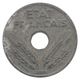 Francija - Država: 20 Centimes 1941