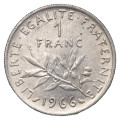 Francija (Peta republika): 1 frank 1966 (FR1047X003692) numizmatika kovanci