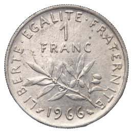 Francija (Peta republika): 1 frank 1966