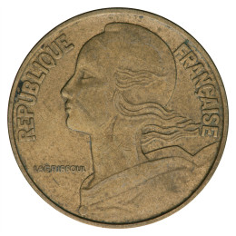 Francija - Peta republika: 20 Centimes 1964