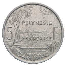 Francoska Polinezija: 5 Francs 1991