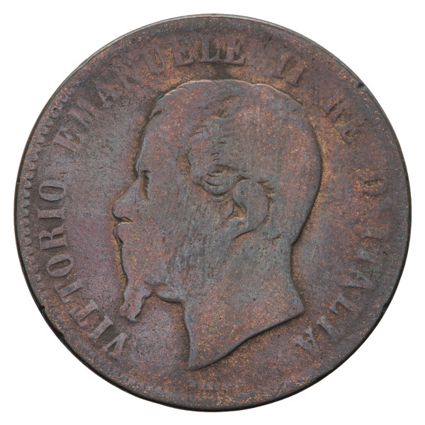 Italija - Kraljevina: 10 Centesimi 1863 | Vittorio Emanuele II (IT1150X003323) numizmatika kovanci
