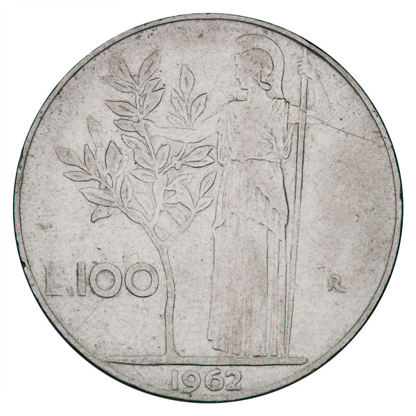 Italija - Republika: 100 Lire 1962 (IT1051X002916) numizmatika kovanci