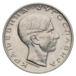 Jugoslavija - Kraljevina: 10 dinarja 1938 | Peter II