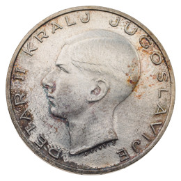 Jugoslavija - Kraljevina: 20 Dinara 1938 | Peter II