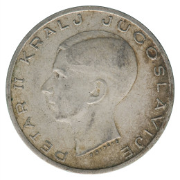 Jugoslavija - Kraljevina: 20 Dinara 1938 | Peter II