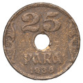 Jugoslavija (Kraljevina): kovanec 25 para 1938 (YU1075X003687) numizmatika kovanci