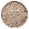 Jugoslavija (Kraljevina): srebrni kovanec 20 Dinarjev 1938 – Peter II., srebro .750, 8,99 g