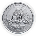 Kanada: srebrnik Sabre-Toothed Tiger BU 10 Dollars 2023 2 oz .9999 srebro, Royal Canadian Mint (CA0990X003753) numizmatika kovanci