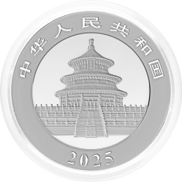 Kitajska: 10 Yuan 2025 - 30 g .999 Ag BU - PANDA 