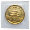 Kitajska (Ljudska republika): zlatnik Panda 10 Yuan BU 1988 1/10 oz .999 zlato, China Gold Coin Incorporation (CN1025X003209) numizmatika kovanci