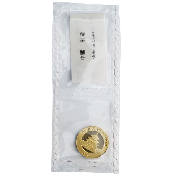 Kitajska (Ljudska republika): zlatnik Panda 20 Yuan BU 2004 1/20 oz .999 zlato, Shanghai Mint (CN1009X003115) numizmatika kovanci