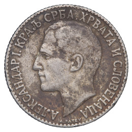 Kraljevina Srbov, Hrvatov in Slovencev: kovanec 2 dinarja 1925 – Aleksander I.