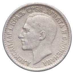Kraljevina Srbov, Hrvatov in Slovencev: kovanec 50 para 1925 – Aleksander I.