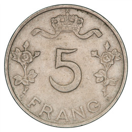 Luksemburg: 5 Francs 1949 | Charlotte