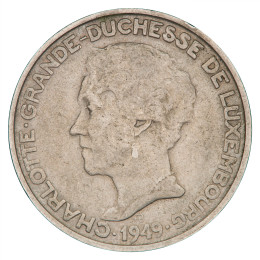 Luksemburg: 5 Francs 1949 | Charlotte