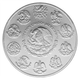 Mehika: srebrnik Libertad BU 1 oz 2021 .999 srebro, Casa de Moneda de México