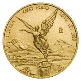 Mehika: zlatnik Libertad ST 2010 1 oz .999 zlato, Casa de Moneda de México