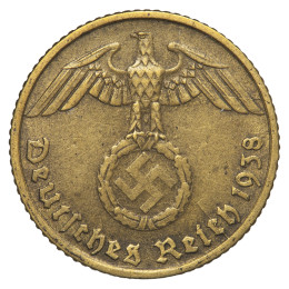Nemčija (Tretji rajh): 5 Reichspfennig 1938 D