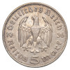 Nemčija (Tretji rajh): kovanec 5 Reichsmark 1936 F – Paul von Hindenburg, srebro .900, 13,75 g