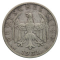 Nemčija - Weimarska republika: 2 Reichsmark 1931 E (DE1082X003249) numizmatika kovanci