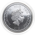 Niue: srebrnik Double Dragon BU 2 NZD 2018 1 oz .999 srebro, New Zealand Mint (NU0995X003755) numizmatika kovanci