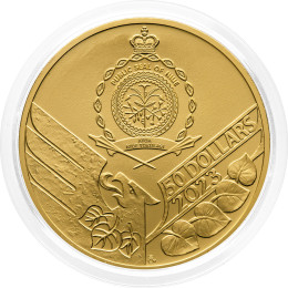 Niue: zlatnik Czech Lion (Češki lev) BU 50 NZD 2023 1 oz .9999 zlato, Czech Mint
