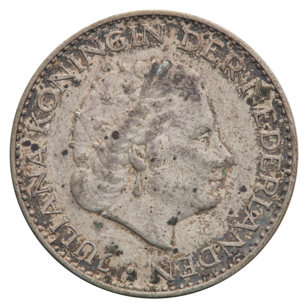 Nizozemska - Kraljevina: 1 Gulden 1964 | Juliana (NL1049X003247) numizmatika kovanci
