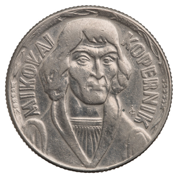 Poljska - Ljudska republika: 10 zlotov 1959 - Nikolaj Kopernik (PL1054X003055) numizmatika kovanci