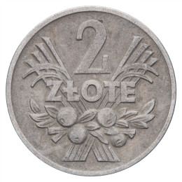 Poljska - Ljudska republika: 2 Zloty 1960
