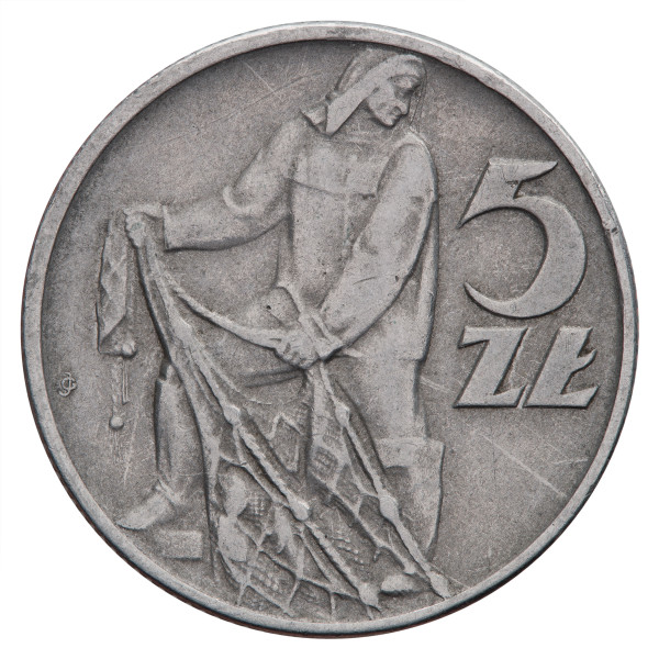 Poljska - Ljudska republika: 5 Zloty 1960 (SK1053X002952) numizmatika kovanci