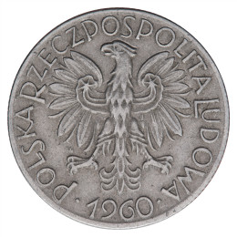 Poljska - Ljudska republika: 5 Zloty 1960