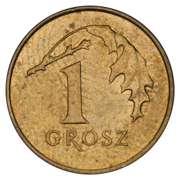 Poljska - Republika: 1 Grosz 2009