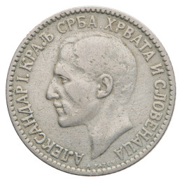 SHS - Kraljevina: 1 Dinar 1925 | Alexander I