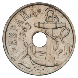 Španija - Kraljevina: 50 Centimos 1963 (63) | FRANCISCO FRANCO