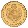Španija: zlatnik 25 pezet 1880 Alfonz XII .900 zlato