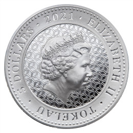 Tokelau: srebrnik Bull and Bear ST 5 NZD 2021 1 oz .999 srebro, Pressburg Mint