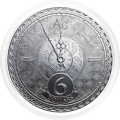Tokelau: srebrnik Chronos BU 6 NZD 2020 1 oz .999 srebro, Pressburg Mint (TK0993X003758) numizmatika kovanci
