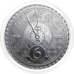 Tokelau: srebrnik Chronos BU 6 NZD 2020 1 oz .999 srebro, Pressburg Mint