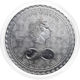 Tokelau: srebrnik Chronos BU 6 NZD 2020 1 oz .999 srebro, Pressburg Mint