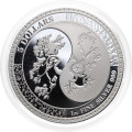 Tokelau: srebrnik Equilibrium BU 5 NZD 2018 1 oz .999 srebro, Pressburg Mint (TK0995X003757) numizmatika kovanci