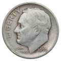 Združene države Amerike: ONE DIME 1950 S - 0.900 Ag - Roosevelt Dime (US1063X003173) numizmatika kovanci