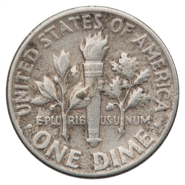 Združene države Amerike: ONE DIME 1952 - 0.900 Ag - Roosevelt Dime (US1061X003171) numizmatika kovanci
