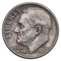 Združene države Amerike: ONE DIME 1958 - 0.900 Ag - Roosevelt Dime (US1055X003174) numizmatika kovanci