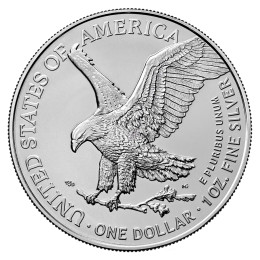 Združene države Amerike: srebrnik American Eagle (Ameriški orel) 1 USD 2026 1 oz .999 srebro, United States Mint