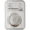 Združene države Amerike: srebrnik Morgan Dollar 1 USD 1884 .900 srebro, Philadelphia Mint, NGC MS64