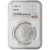 Združene države Amerike: srebrnik Morgan Dollar 1 USD 1888 .900 srebro, NGC MS64