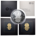 Združeno kraljestvo: srebrni kovanec The Queen’s Beasts Griffin of Edward III 2 GBP 2021 1 oz PP 999 srebro, Royal Mint (GB0991X003752) numizmatika kovanci